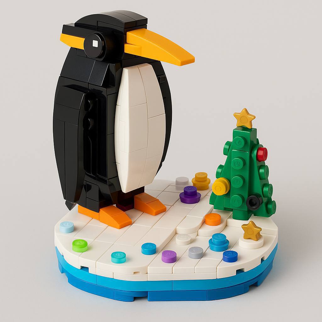 LEGO Рождественский пингвин