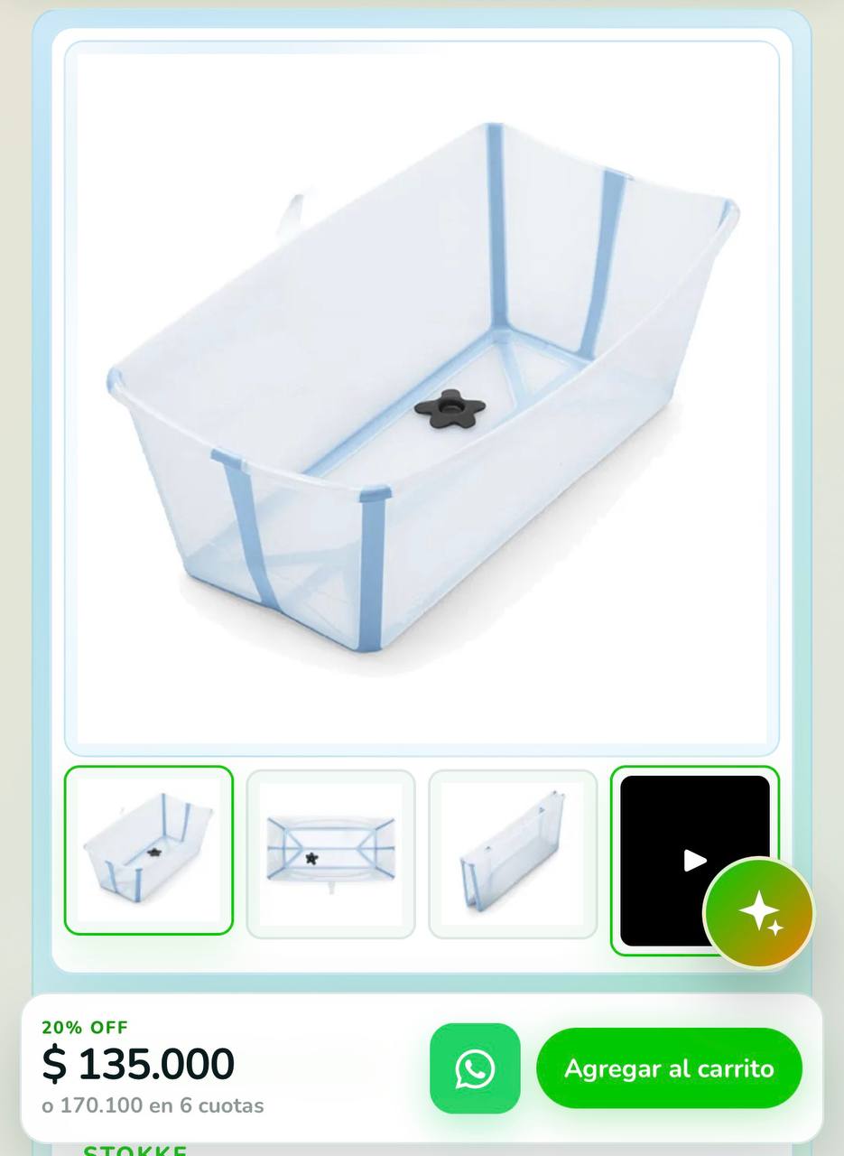 Легендарная ванночка Stokke с горкой