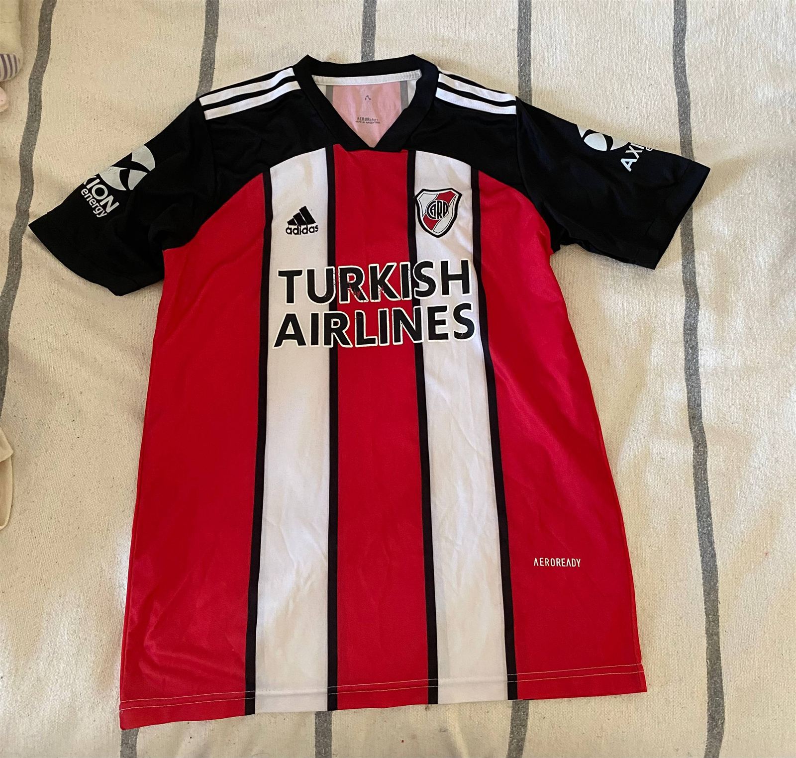 Футболка River Plate Adidas, Turkish Airlines на подростка/взрослого