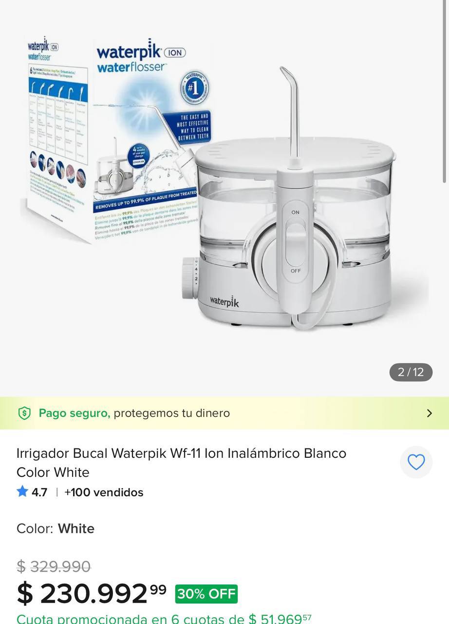 WATERPIK ION WF-11 - ирригатор