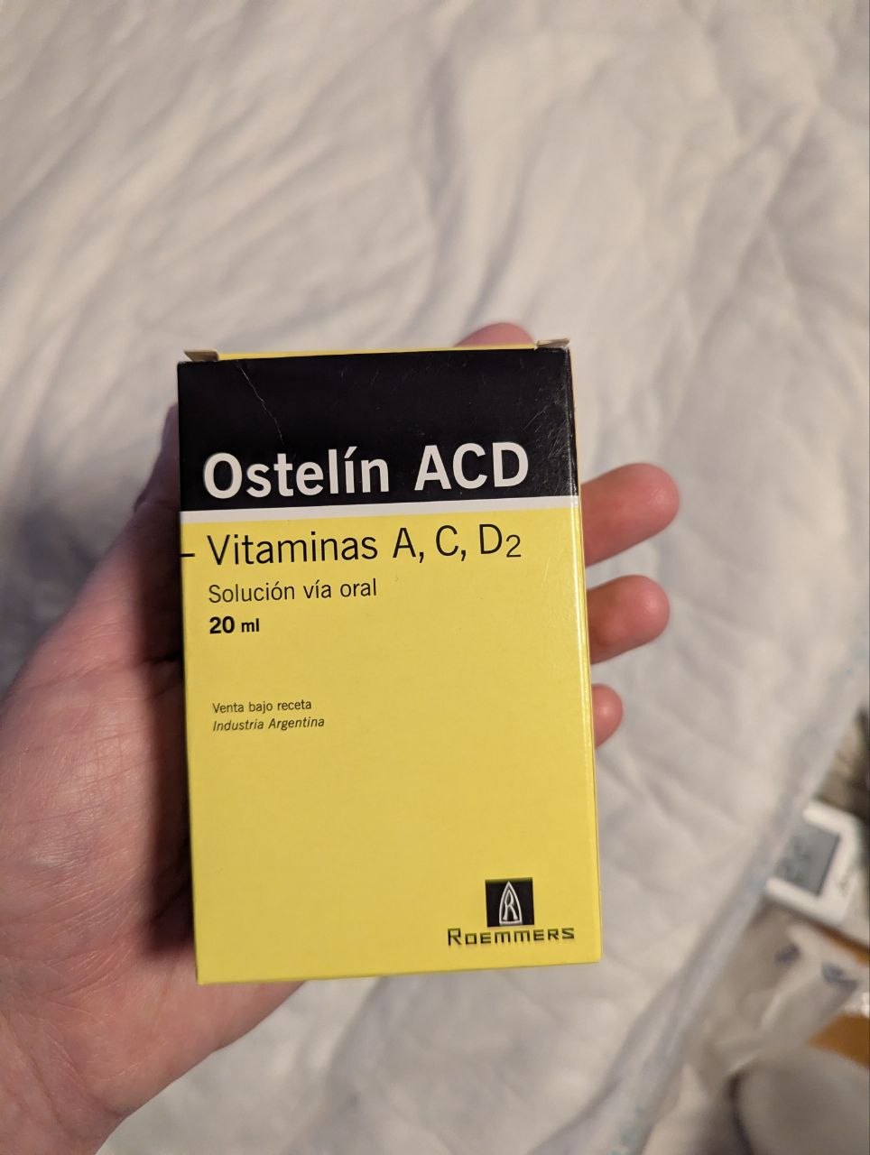 Новый невскрытый витамин Ostelin A C D, только что куплен