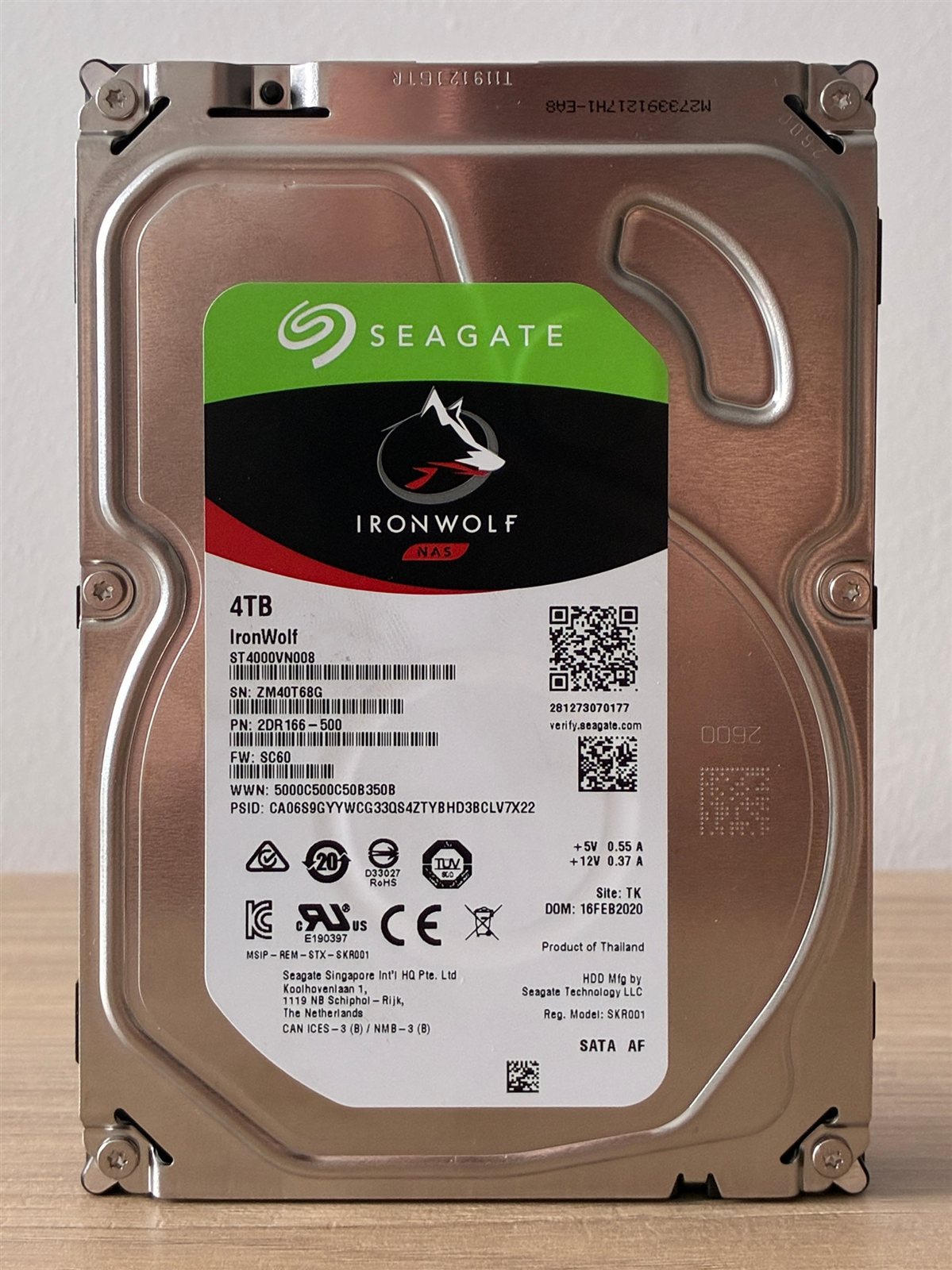 Seagate IronWolf 4TB