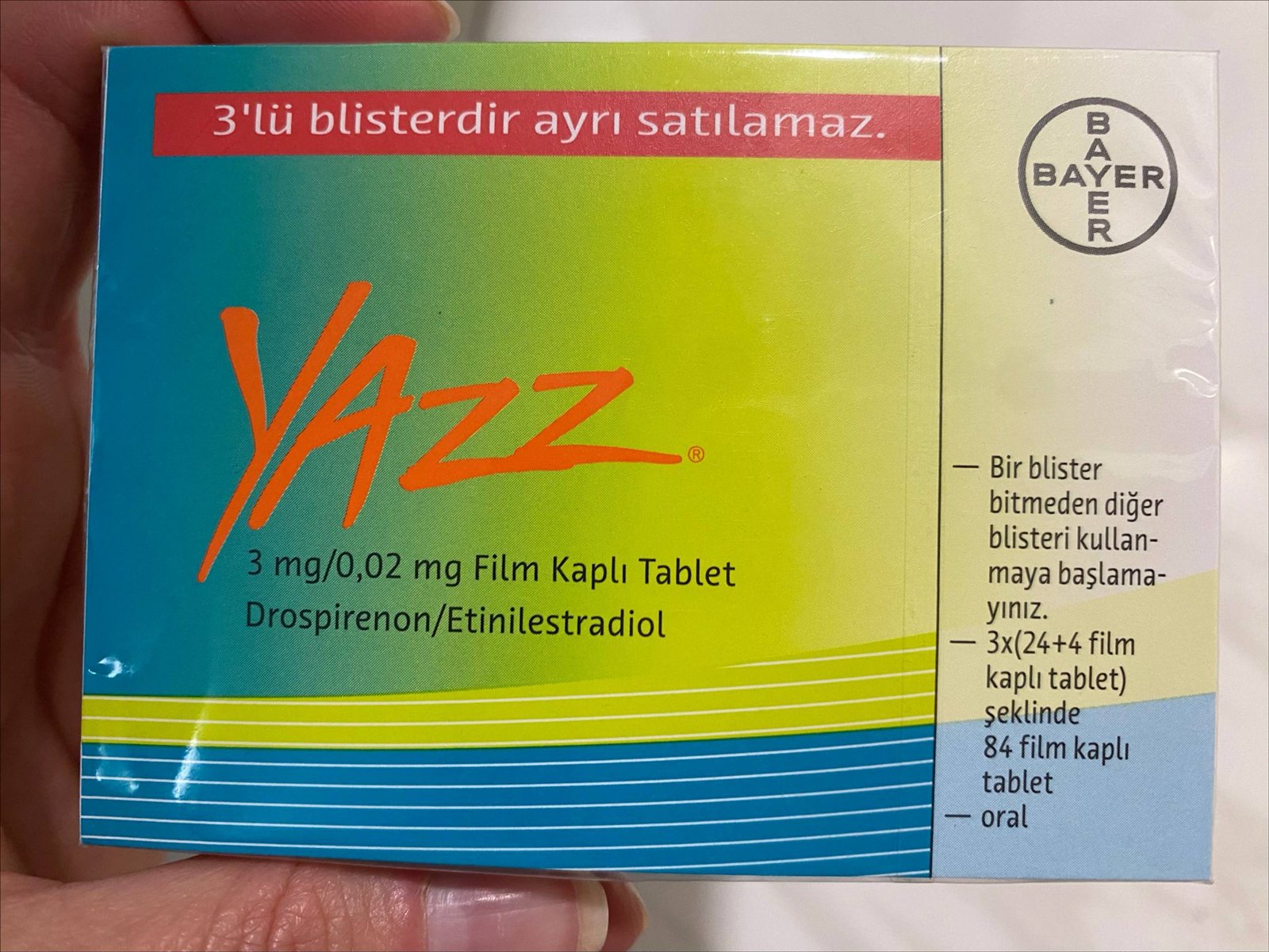 Низкодозированные комбинированные оральные контрацептивы Yazz от Bayer