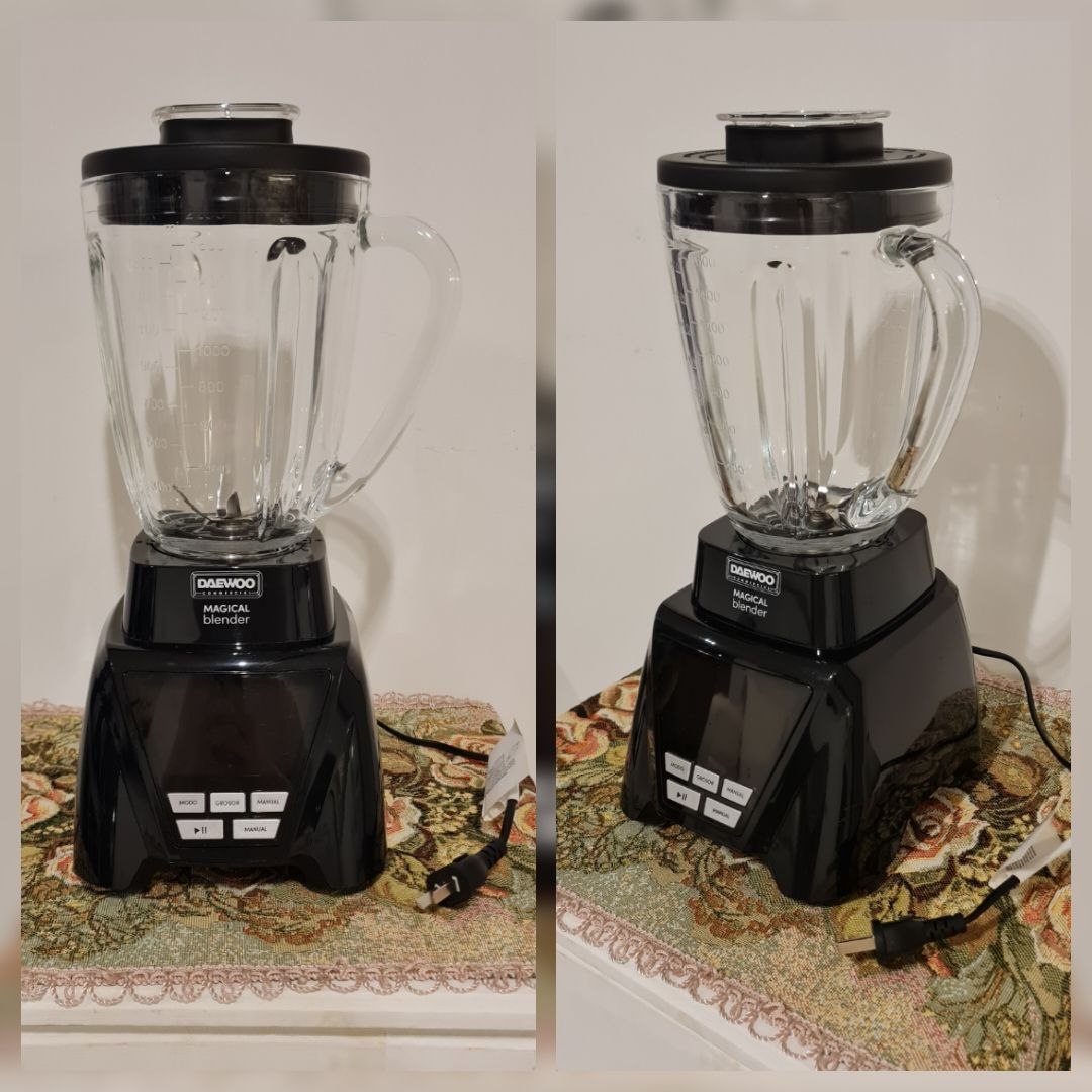Практически новый блендер Daewoo DIBL4610B Magic Blender объемом 2,2 л