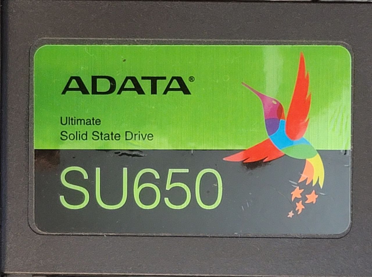 SATA SSD 120GB Adata Ultimate SU650, очень быстрый и надежный, б/у всего 4 месяц