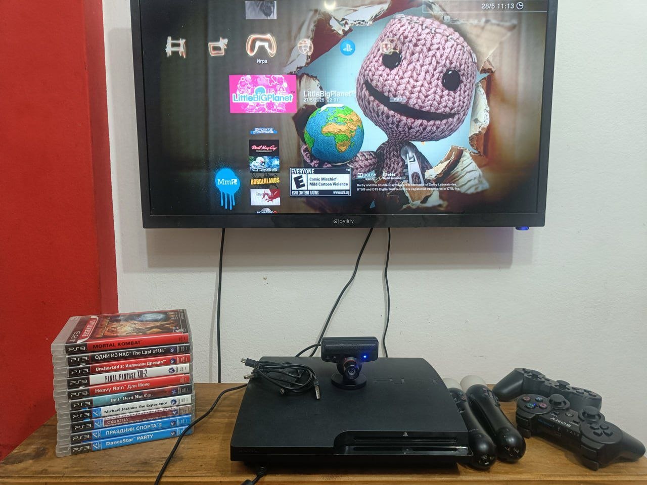 Приставку Sony PS3. Slim, 320 Gb. О комплекте