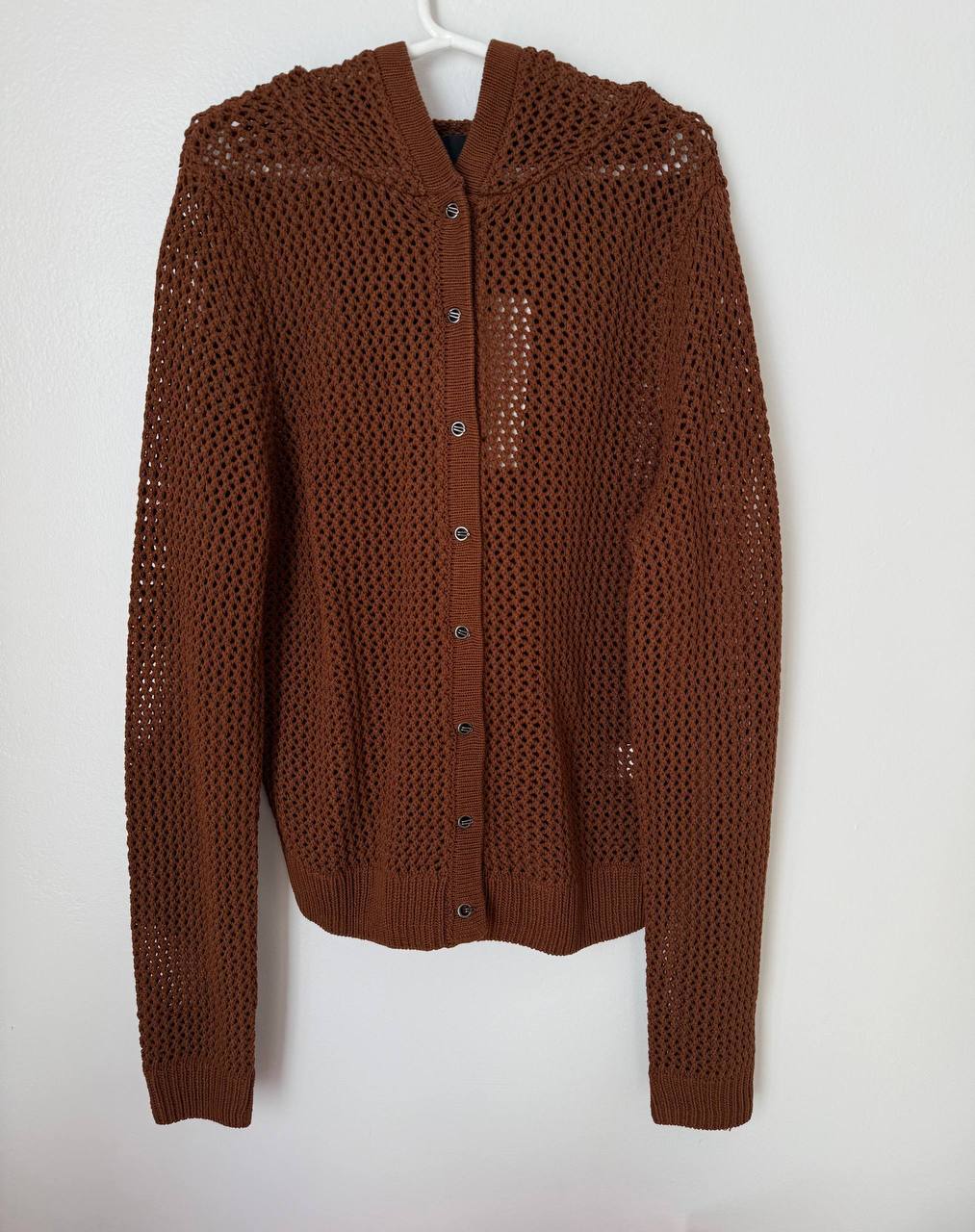 Вязаный кардиган с капюшоном Zara