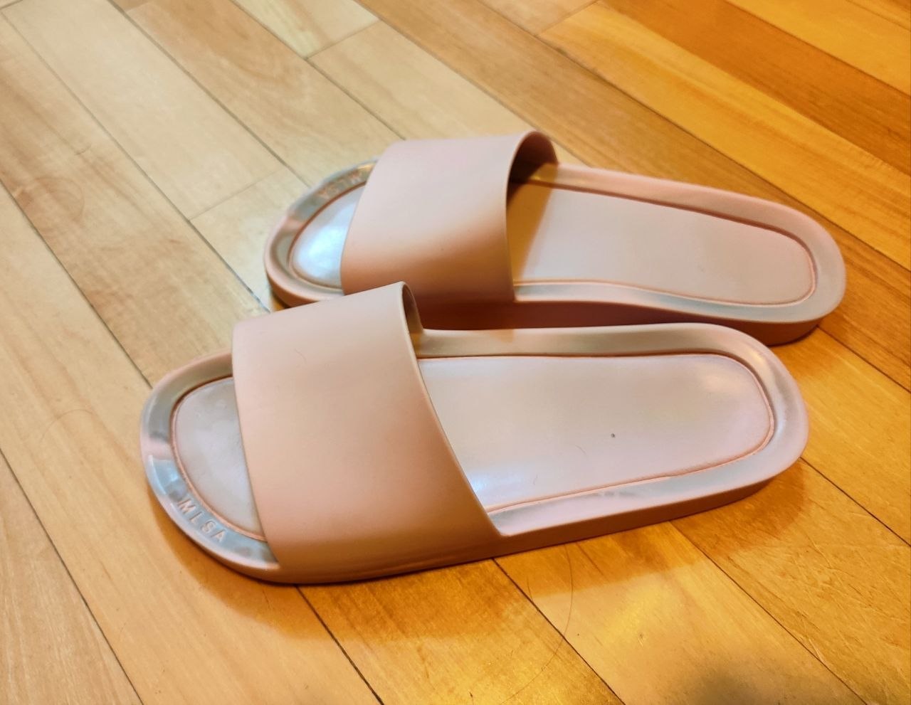 Шлëпки Melissa, цвет розовая пудра