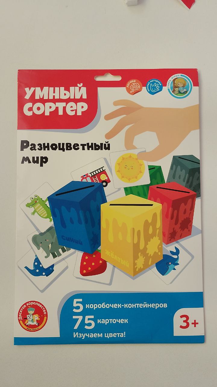 Умный сортер. Разноцветный мир