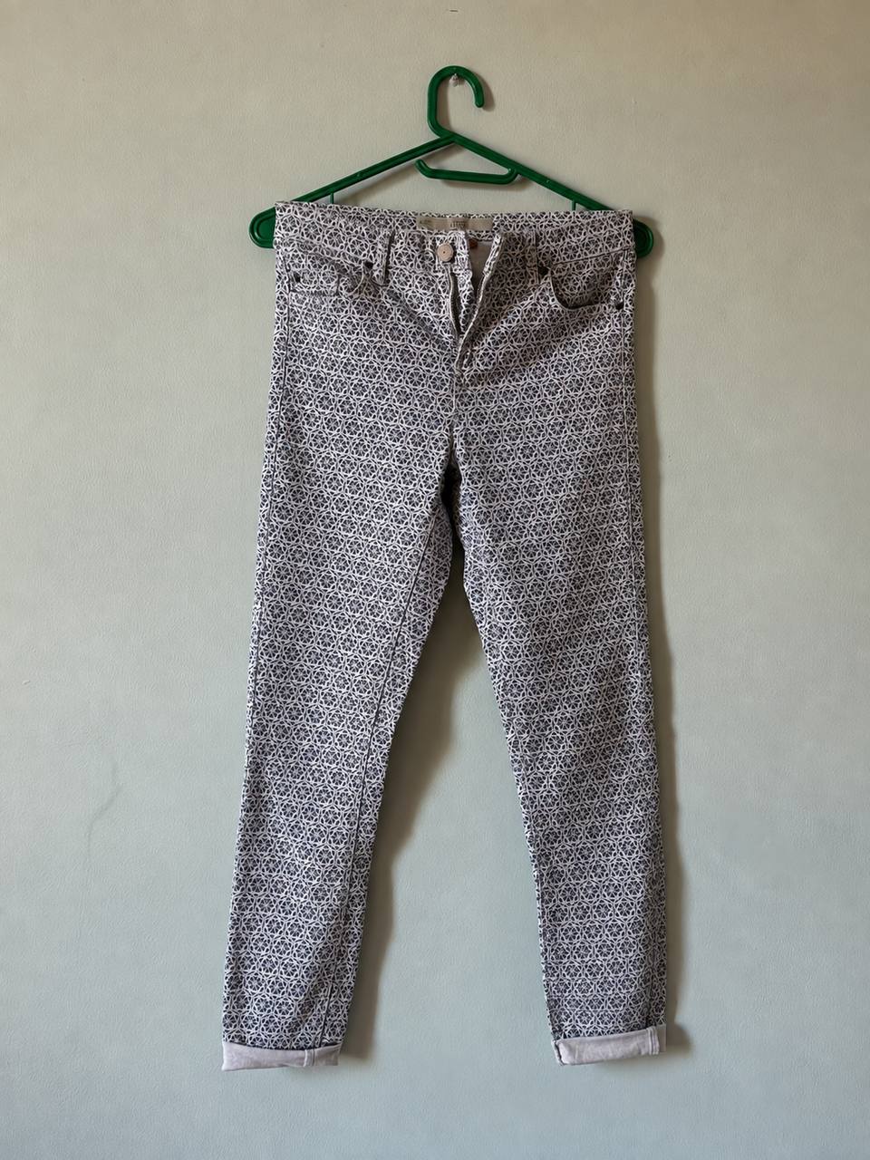 Женские летние брюки Topshop, размер XS, высокая посадка, узкие, мягкая ткань. 5