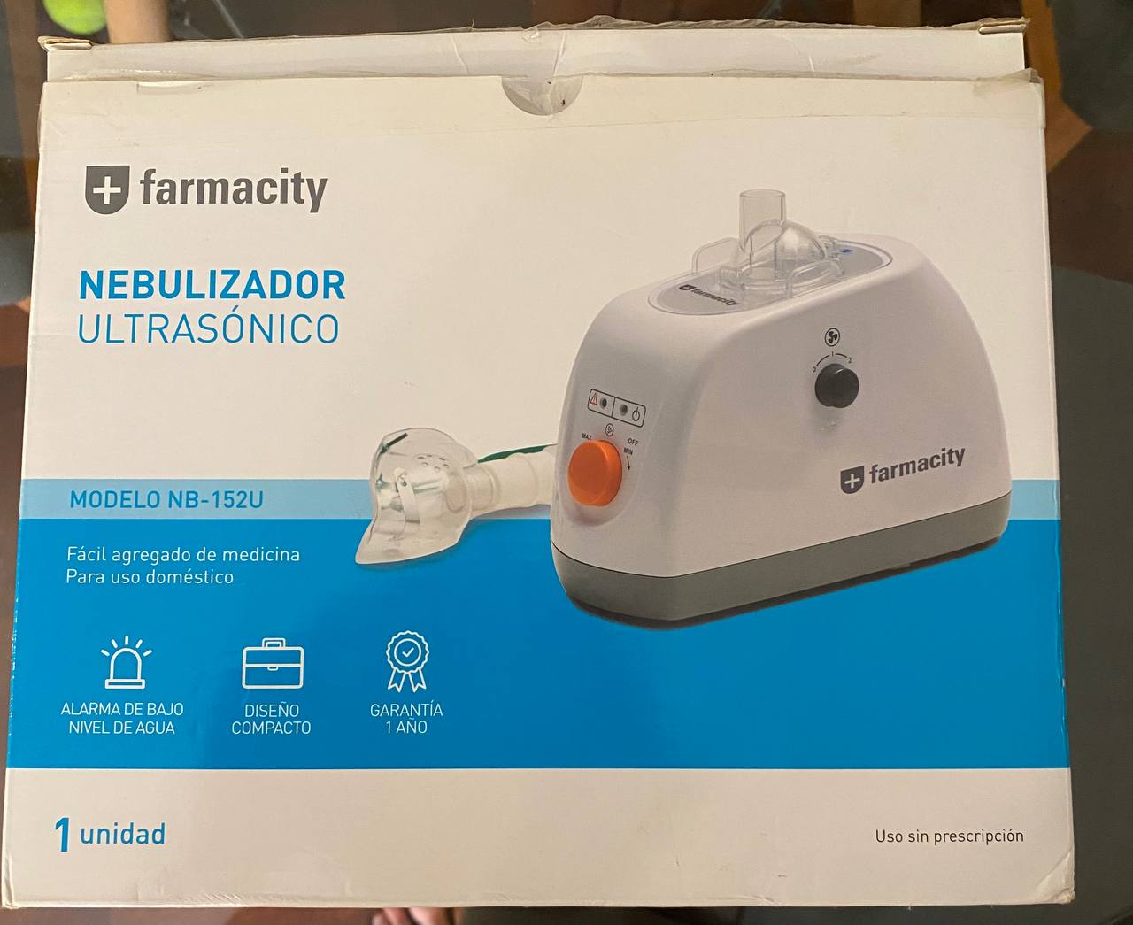 Ультразвуковой небулайзер Farmacity NB-152U (Ингалятор)