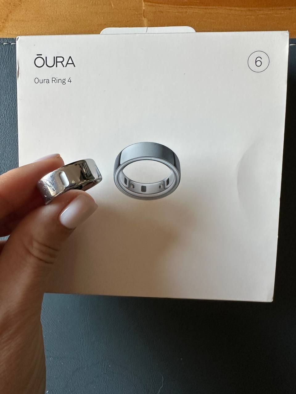 Биохакерское кольцо Ōura ring 4 , размер 6 (это примерно 16,5-17,0р)