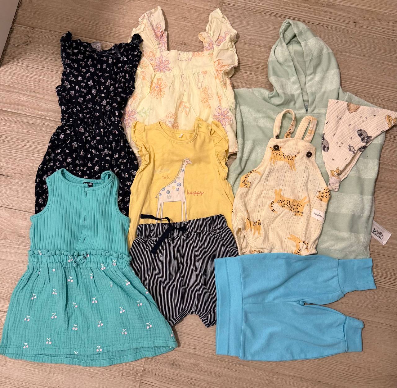 Комплект 68 размер, все новое, Kiabi, Coolclub, Hannes, Primark, musli