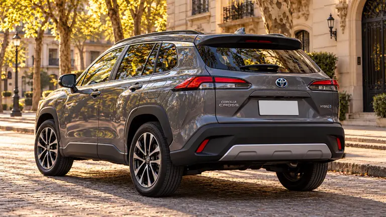 Toyota Corolla Cross 1.8 Hybrid SEG e-CVT 2023 — серый, фото 3