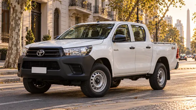 Toyota Hilux DX 2.4 TDI 4×4 Doble Cabina 2022 — белый, фото 1