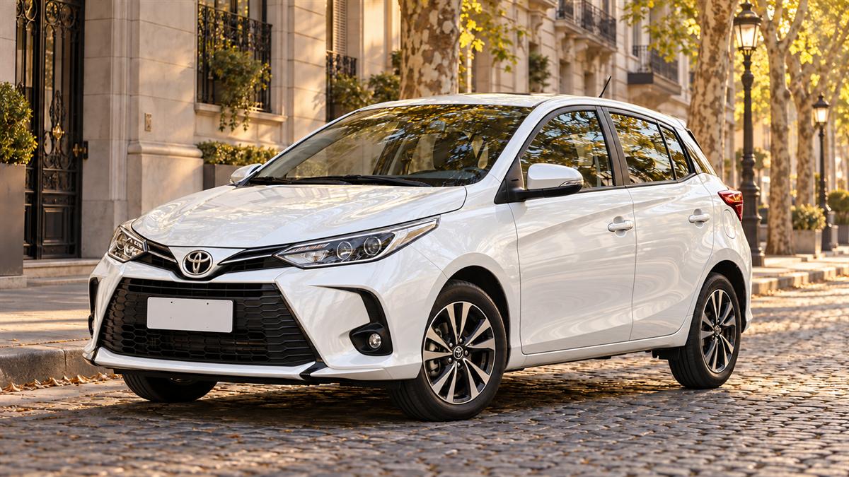 Toyota Yaris XS CVT 2025 — blanco