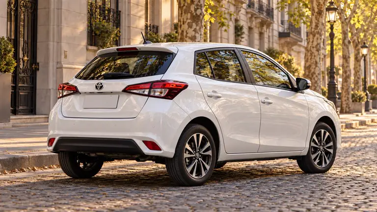 Toyota Yaris XS CVT 2025 #4 — белый, фото 3