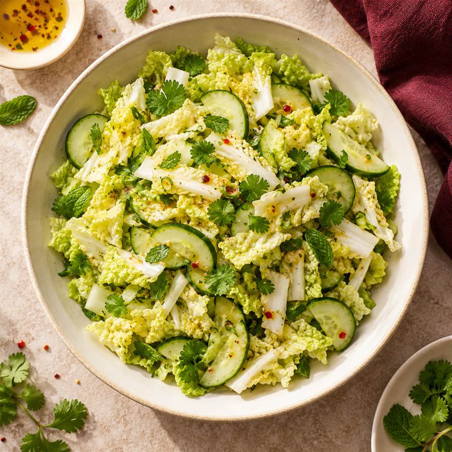 Ensalada de repollo chino