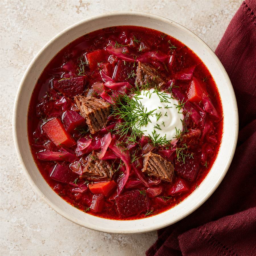 Borsch casero