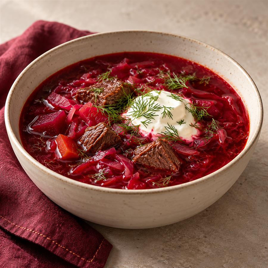 Borsch casero