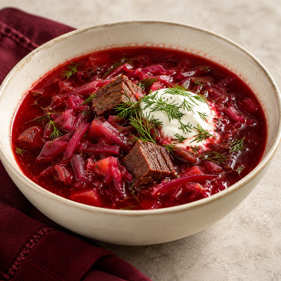 Borsch casero