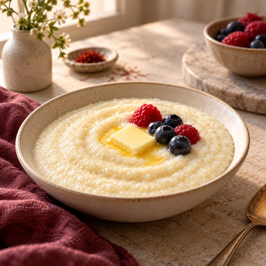 Sémola con leche