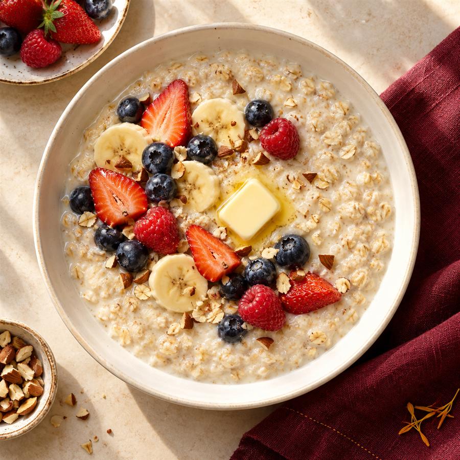 Avena con leche
