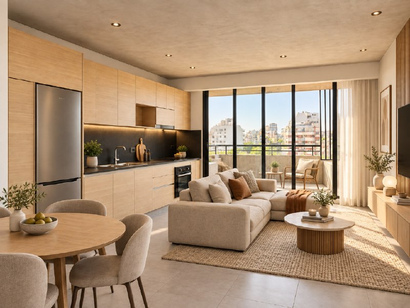 Новая квартира с балконом в Palermo — USD 159 000